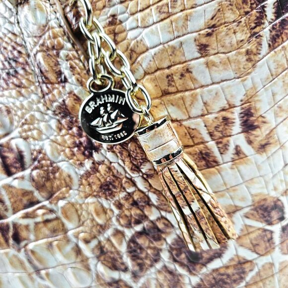 Brahmin Asher Camel Safari Melbourne Tote - Picture 7 of 11